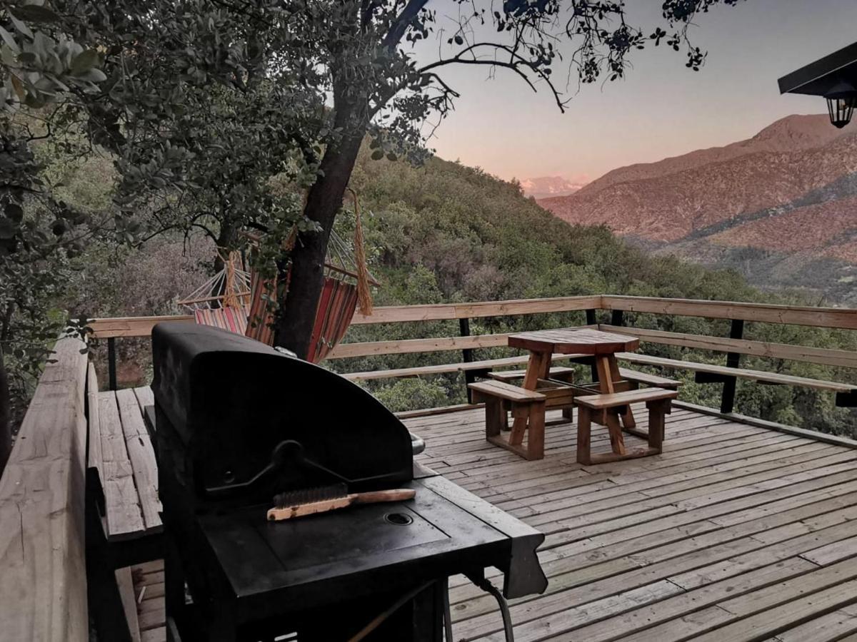 Cabana San Jose Del Maipo Sector La Obra Los Chacayes Exteriör bild
